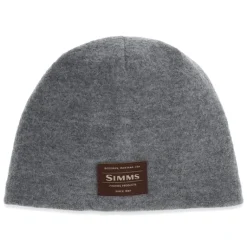 Simms Hayward Wool Beanie Gunmetal - Your Premium Fishing Gear Store Rods Lines Baits Accessories* Fishing Line