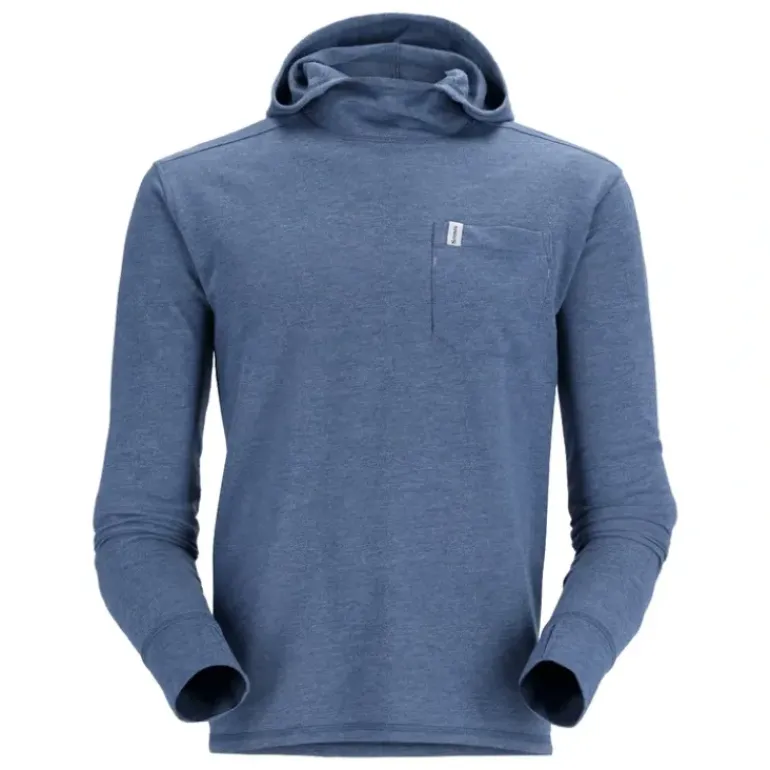 Simms Henry's Fork Hoody Navy Heather XX-Large - Your Premium Fishing Gear Store Rods Lines Baits Accessories* Shop All