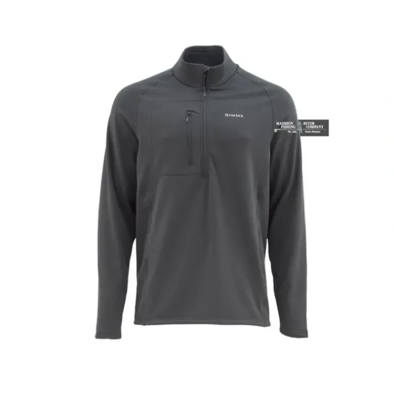Simms Logo Fleece Midlayer Top - Your Premium Fishing Gear Store Rods Lines Baits Accessories* Shop All