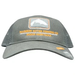 Simms Logo Trout Icon Trucker Carbon - Your Premium Fishing Gear Store Rods Lines Baits Accessories* Shop All