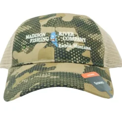 Simms Logo Trucker Hex Flo Camo Timber - Your Premium Fishing Gear Store Rods Lines Baits Accessories* Shop All