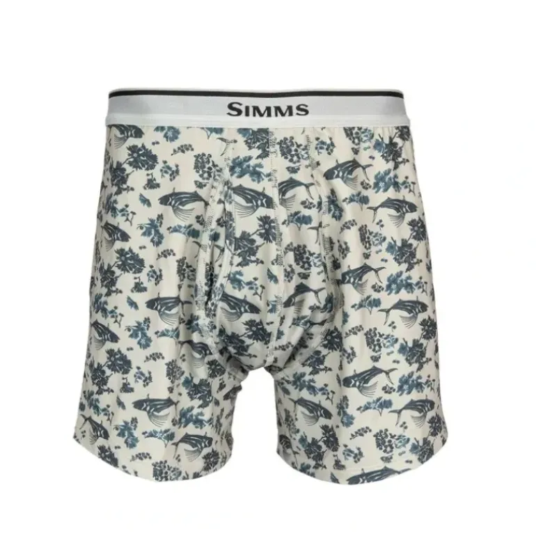 Simms M's Simms Boxer - Rooster Fest Khaki - Your Premium Fishing Gear Store Rods Lines Baits Accessories* Fly Fishing