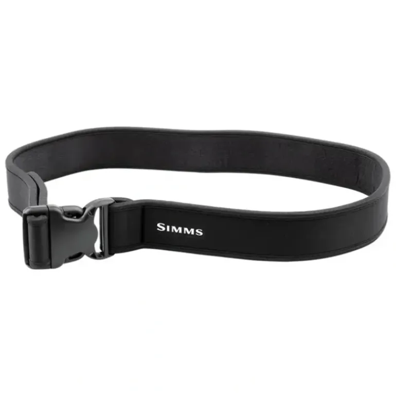 Simms Neoprene Wading Belt Black - Your Premium Fishing Gear Store Rods Lines Baits Accessories* Shop All