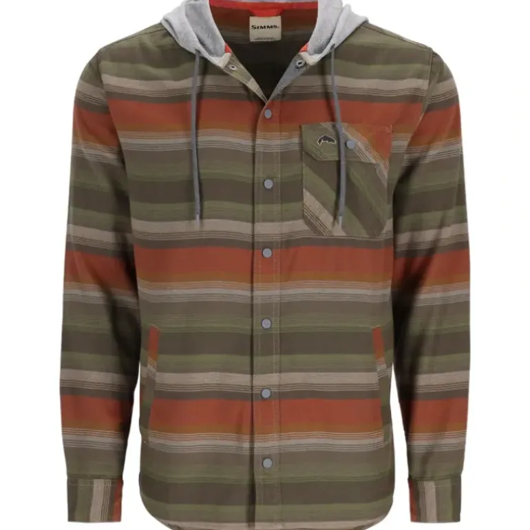 Simms Santee Flannel Hoody - Your Premium Fishing Gear Store Rods Lines Baits Accessories* Shop All