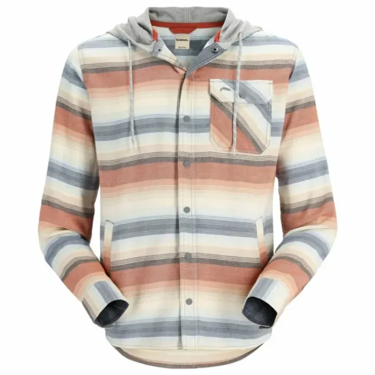 Simms Santee Flannel Hoody | On Sale - Your Premium Fishing Gear Store Rods Lines Baits Accessories* Shop All