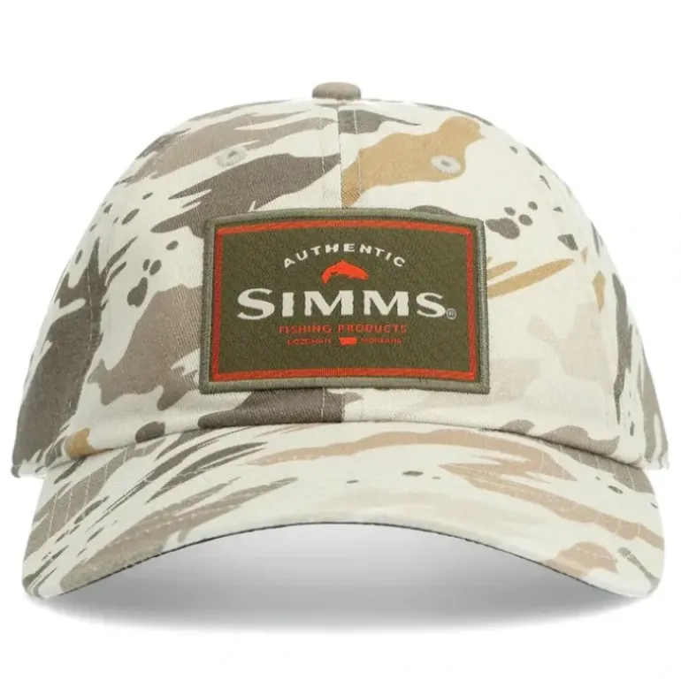 Simms Single Haul Cap Ghost Camo Stone - Your Premium Fishing Gear Store Rods Lines Baits Accessories* Shop All