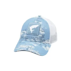 Simms Small Fit Tarpon Icon Trucker Blue Cloud Camo - Your Premium Fishing Gear Store Rods Lines Baits Accessories* Fishing Line