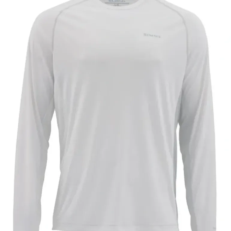 Simms Solarflex Longsleeve Crewneck Solid Sale - Your Premium Fishing Gear Store Rods Lines Baits Accessories* Shop All