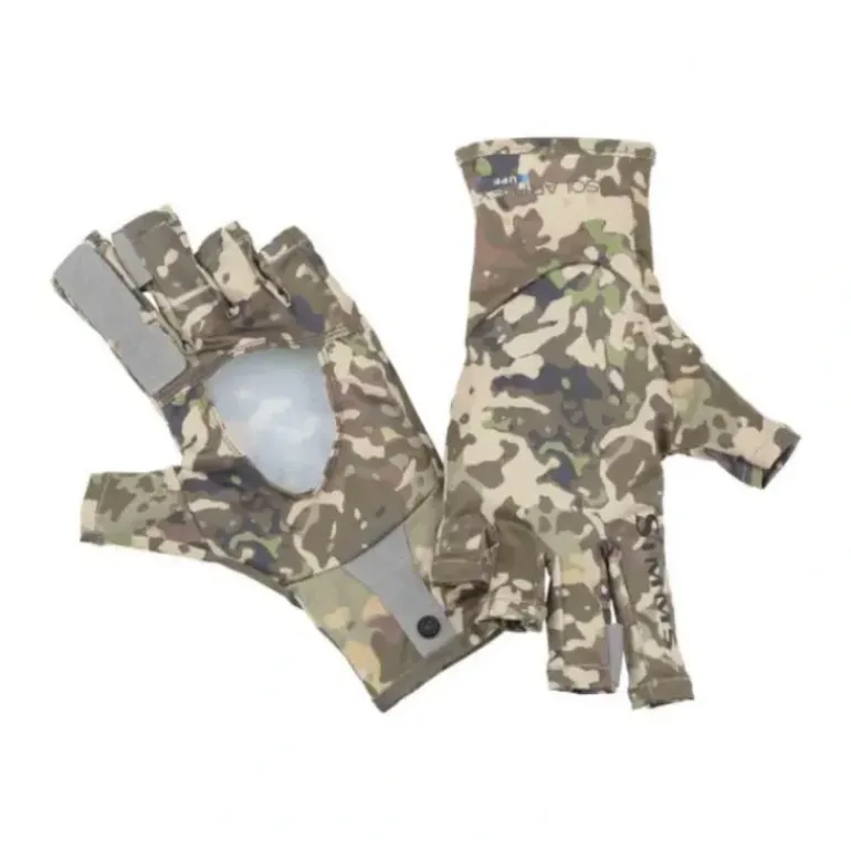 Simms Solarflex Sunglove - River Camo - Your Premium Fishing Gear Store Rods Lines Baits Accessories* Fishing Line