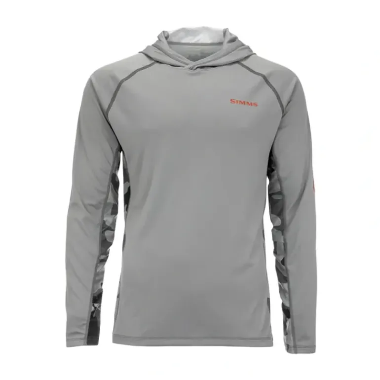 Simms SolarVent Hoody - Woodland Camo Steel - Your Premium Fishing Gear Store Rods Lines Baits Accessories* Shop All