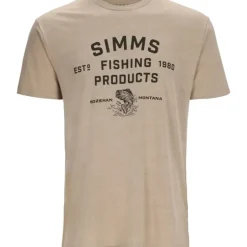 Simms Stacked Logo Bass T-Shirt Sale - Your Premium Fishing Gear Store Rods Lines Baits Accessories* Shop All