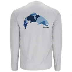 Simms Tech Tee Artist Series Trout/Sterling - Your Premium Fishing Gear Store Rods Lines Baits Accessories* Shop All