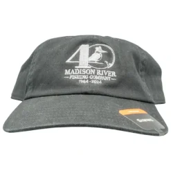 Simms 40th Logo Single Haul Cap Black - Your Premium Fishing Gear Store Rods Lines Baits Accessories* Shop All