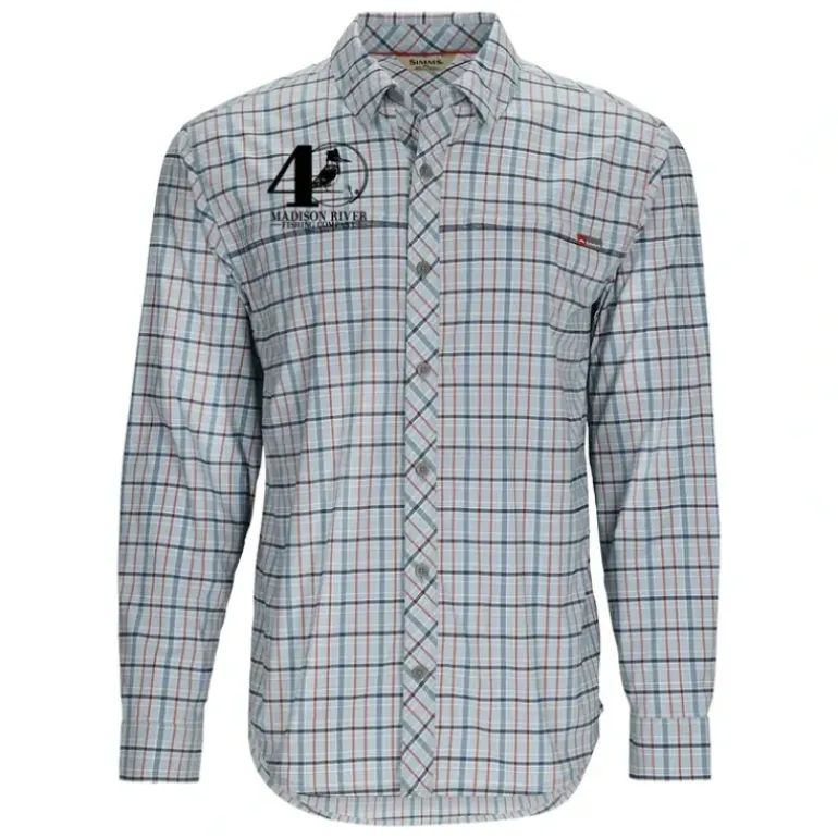 Simms 40th Logo Stone Cold LS Shirt Simms Americana - Your Premium Fishing Gear Store Rods Lines Baits Accessories* Shop All