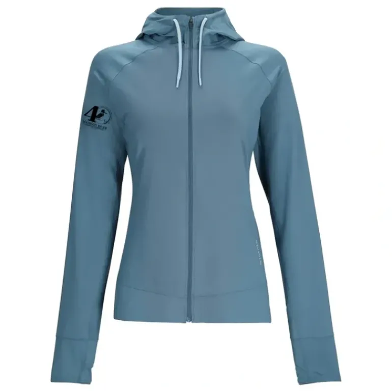 Simms 40th Logo Womens SolarFlex Hoody Full-Zip Neptune - Your Premium Fishing Gear Store Rods Lines Baits Accessories* Shop All