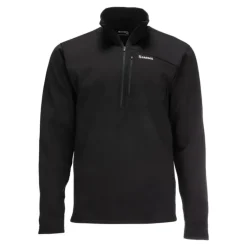 Simms Thermal 1/4 Zip Top - Black - Your Premium Fishing Gear Store Rods Lines Baits Accessories* Shop All