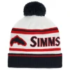 Simms Tip-Up Pom Beanie Americana - Your Premium Fishing Gear Store Rods Lines Baits Accessories* Shop All
