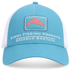 Simms Trout Icon Trucker Gulf Blue - Your Premium Fishing Gear Store Rods Lines Baits Accessories* Shop All