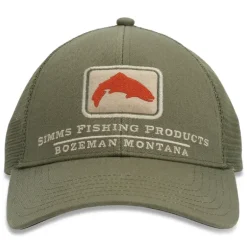 Simms Trout Trucker Icon Riffle Green - Your Premium Fishing Gear Store Rods Lines Baits Accessories* Shop All