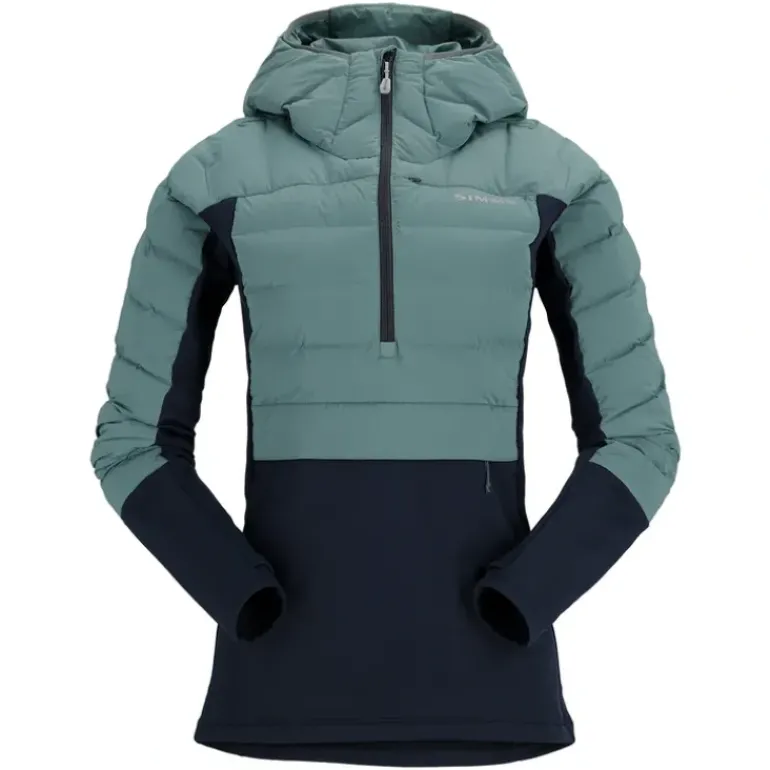 Simms Womens ExStream Pull-Over Hoody Avalon Teal - Your Premium Fishing Gear Store Rods Lines Baits Accessories* Shop All