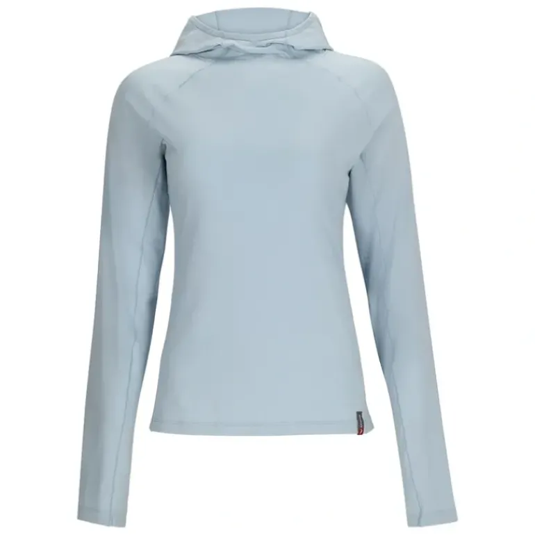 Simms Women's Glades Hoody Steel Blue Heather - Your Premium Fishing Gear Store Rods Lines Baits Accessories* Shop All