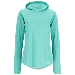 Simms Womens SolarFlex Cooling Hoody Gulf Blue - Your Premium Fishing Gear Store Rods Lines Baits Accessories* Shop All