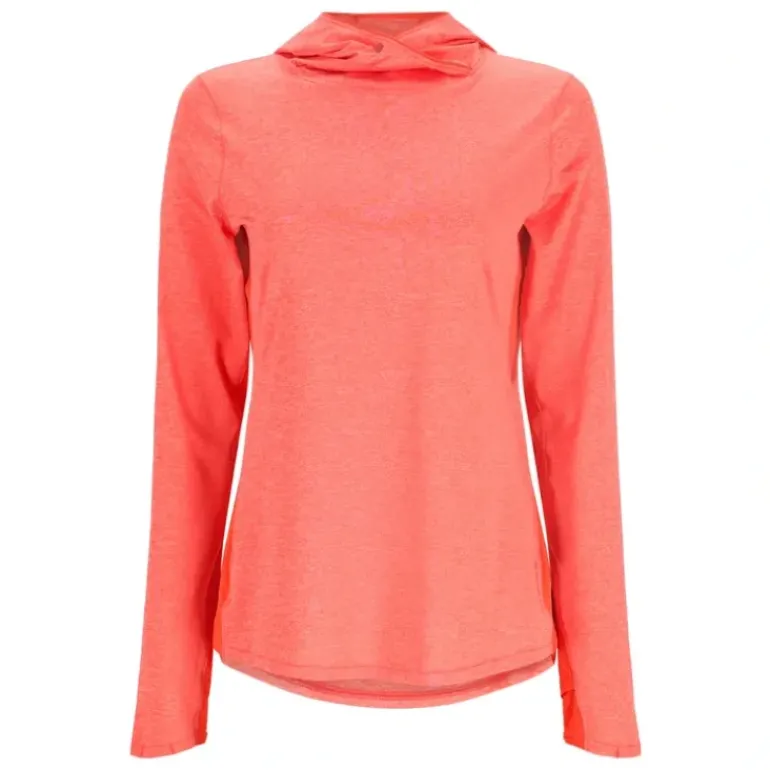 Simms Womens SolarFlex Hoody Watermelon Heather - Your Premium Fishing Gear Store Rods Lines Baits Accessories* Shop All