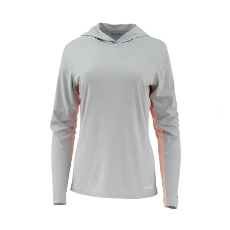 Simms Women's Solarflex Hoody - Ash - Your Premium Fishing Gear Store Rods Lines Baits Accessories* Shop All