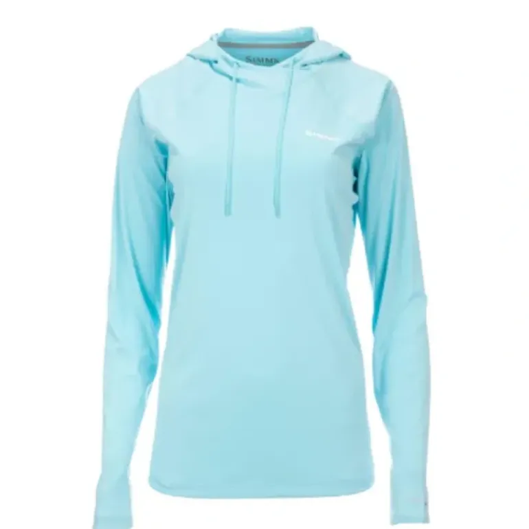 Simms Women's Solarflex Hoody - Laguna - Your Premium Fishing Gear Store Rods Lines Baits Accessories* Shop All