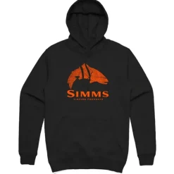 Simms Wood Trout Fill Hoody - Black - Your Premium Fishing Gear Store Rods Lines Baits Accessories* Shop All