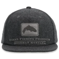 Simms Wool Trout Icon Cap Graphite - Your Premium Fishing Gear Store Rods Lines Baits Accessories* Fishing Line