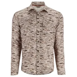Simms Challenger LS Shirt Sand Riverbed Print - Your Premium Fishing Gear Store Rods Lines Baits Accessories* Shop All