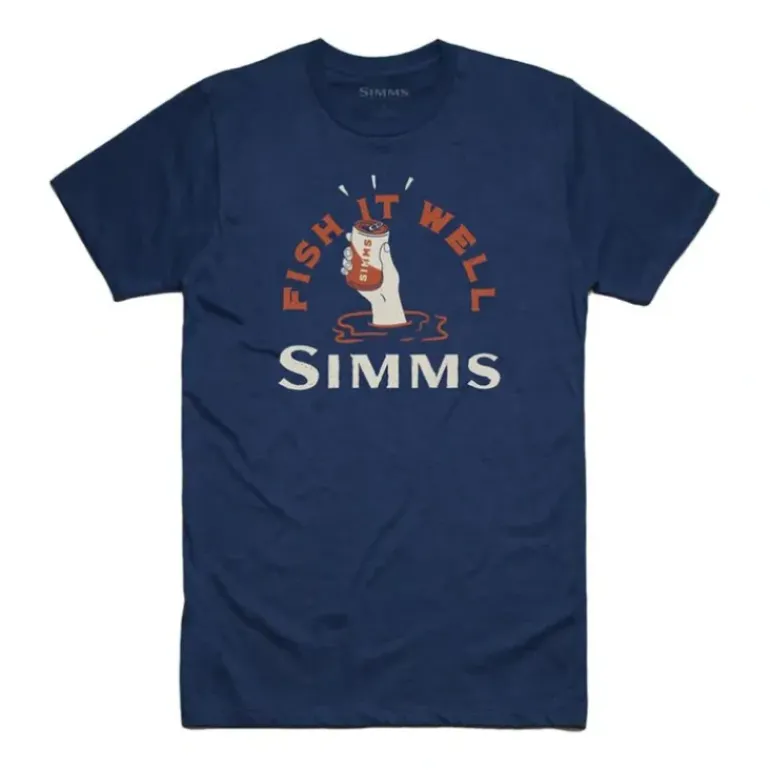 Simms Cheers Fish It Well T-Shirt - Your Premium Fishing Gear Store Rods Lines Baits Accessories* Shop All