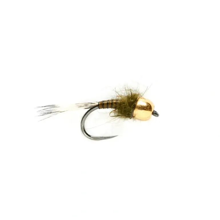 Skinny Quill Nymph Olive Tungsten Beadhead Barbless - Your Premium Fishing Gear Store Rods Lines Baits Accessories* Shop All