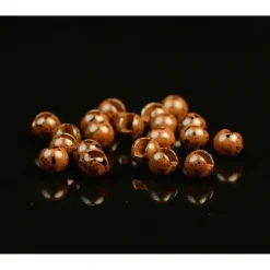 Slotted Tungsten Beads - Mottled Brown - Your Premium Fishing Gear Store Rods Lines Baits Accessories* Fishing Line