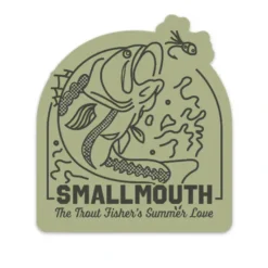 Smallmouth: The Trout Fisher's Summer Love Sticker - Your Premium Fishing Gear Store Rods Lines Baits Accessories* Shop All