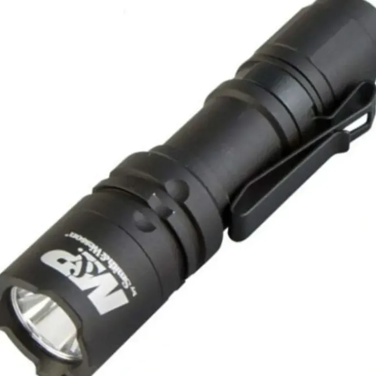 Smith & Wesson 110146 Delta Force CS 1xAAA Flashlight 4" WHT High Low - Your Premium Fishing Gear Store Rods Lines Baits Accessories* Shop All