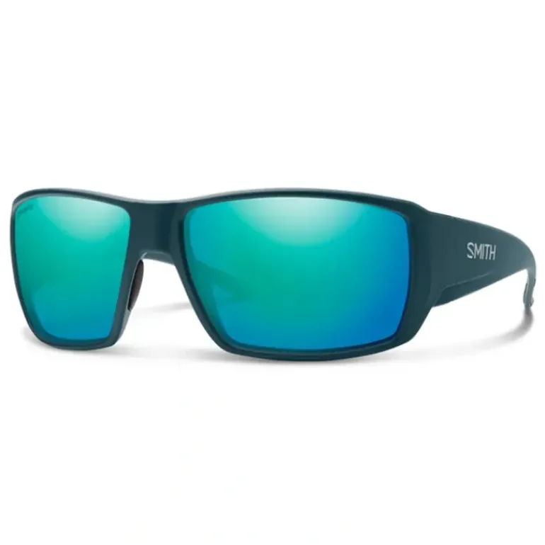 Smith Guide's Choice Sunglasses Matte Pacific ChromaPop Glass Polarized Opal Mirror - Your Premium Fishing Gear Store Rods Lines Baits Accessories* Shop All
