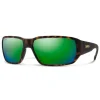 Smith Hookset Sunglasses Matte Tortoise ChromaPop Glass Polarized Green Mirror - Your Premium Fishing Gear Store Rods Lines Baits Accessories* Shop All