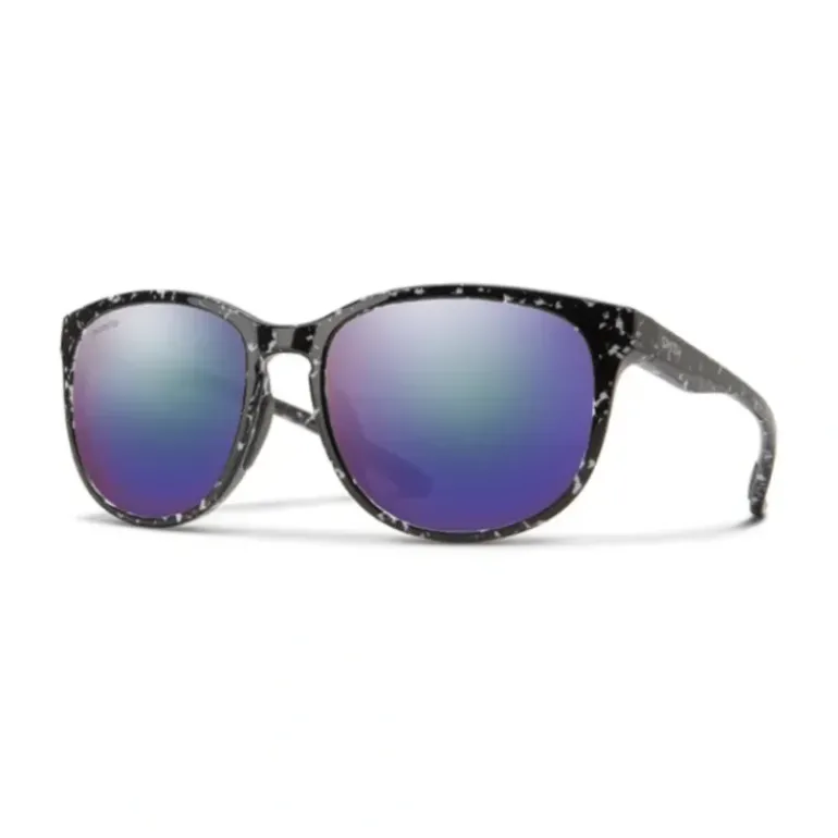 Smith Lake Shasta Sunglasses Black Marble ChromaPop Polarized Violet Mirror - Your Premium Fishing Gear Store Rods Lines Baits Accessories* Shop All