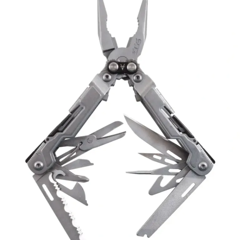 SOG PowerPint Mini Compact Stainless Steel Multi-Tool with 18 Lightweight Tools - Your Premium Fishing Gear Store Rods Lines Baits Accessories* Shop All