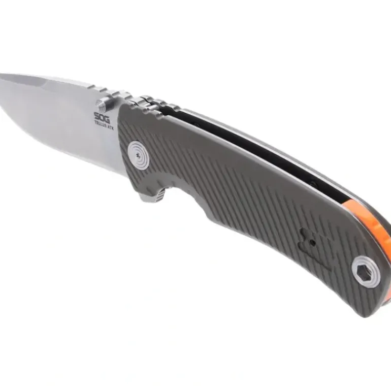 SOG Tellus ATK Folding Knife, 3.25" Blade - Your Premium Fishing Gear Store Rods Lines Baits Accessories* Shop All