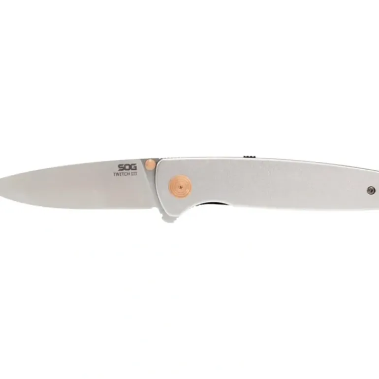 SOG Twitch III Folding Knife, 3.1" Blade - Your Premium Fishing Gear Store Rods Lines Baits Accessories* Fishing Line