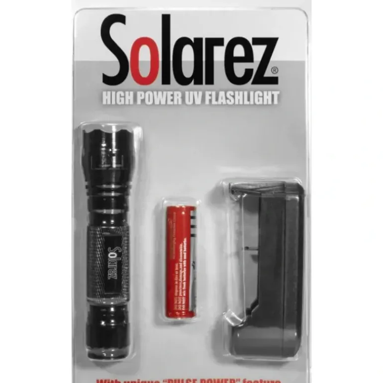 Solarez High Output UV Flashlight Kit - Your Premium Fishing Gear Store Rods Lines Baits Accessories* Shop All