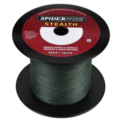 Spiderwire Stealth Braided Superline [1500 Yards, Moss Green/Yellow] - Your Premium Fishing Gear Store Rods Lines Baits Accessories* Fishing Line