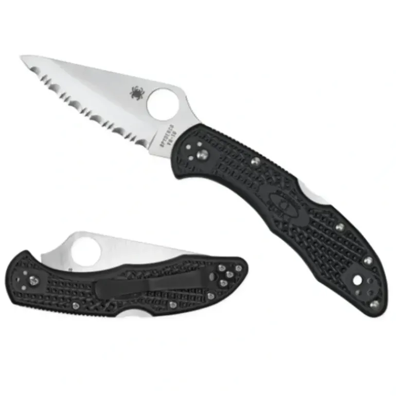 Spyderco Delica 4 Knife - Your Premium Fishing Gear Store Rods Lines Baits Accessories* Fishing Line
