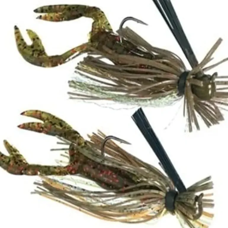 Stanley Finesse Jig-1/4 oz. - Green Pumpkin/Pumpkin, 2Pk - Your Premium Fishing Gear Store Rods Lines Baits Accessories* Shop All