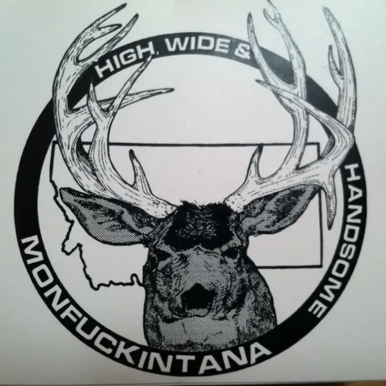 Statriot Designs High Wide Muley Sticker - Your Premium Fishing Gear Store Rods Lines Baits Accessories* Shop All