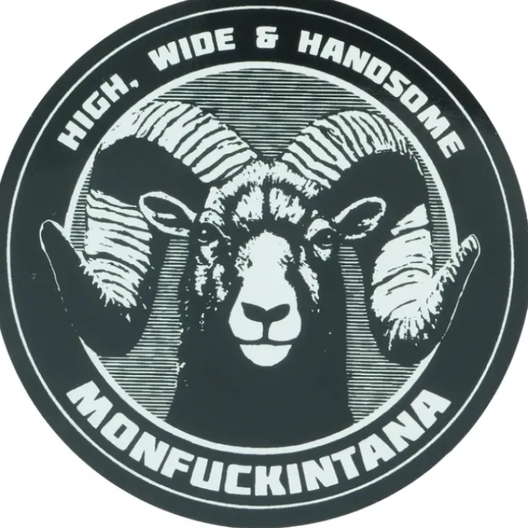Statriot Designs High Wide & Handsome Ram Sticker - Your Premium Fishing Gear Store Rods Lines Baits Accessories* Shop All