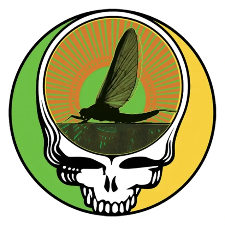 Steal Your Face Green Drake 4" - Grateful - Your Premium Fishing Gear Store Rods Lines Baits Accessories* Fly Fishing